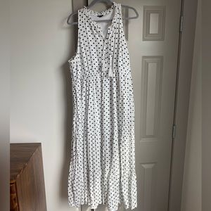 Womens Torrid Maxi Textured Woven Tiered Dress